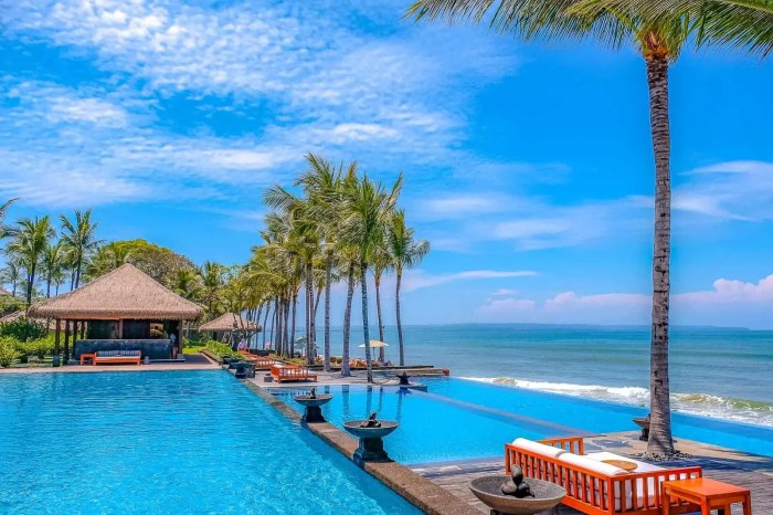 Bali seminyak legian beach hotel indonesia resort pool hotels star luxury spa luxe