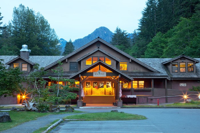 Sol duc springs hot resort olympic park national lodge cabin wa lodging forest rentals washington state rental