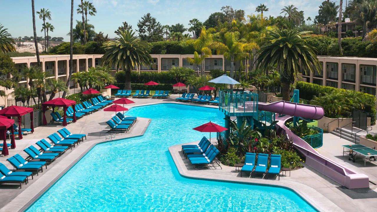 Newport hyatt beach regency hotel california pool hotels resort iconic commitment care oasis pools