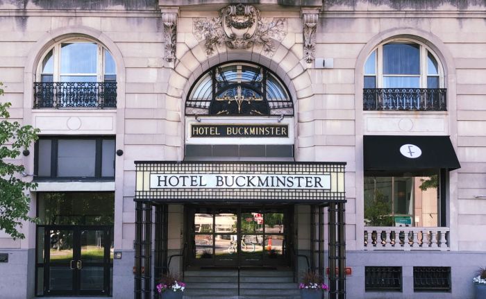 Buckminster boston hotel sites