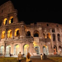 Colosseum tour night rome italy roman tourist attractions tours arena underground floor forum highlights evening wonders