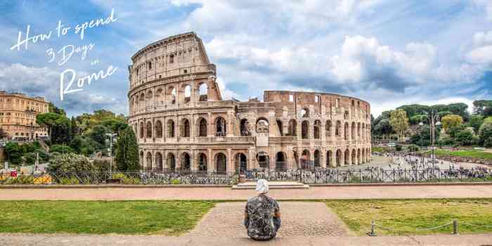 3 days in rome itinerary