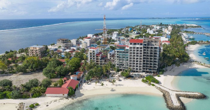 Beach arena hotel maldives slideshow show exterior