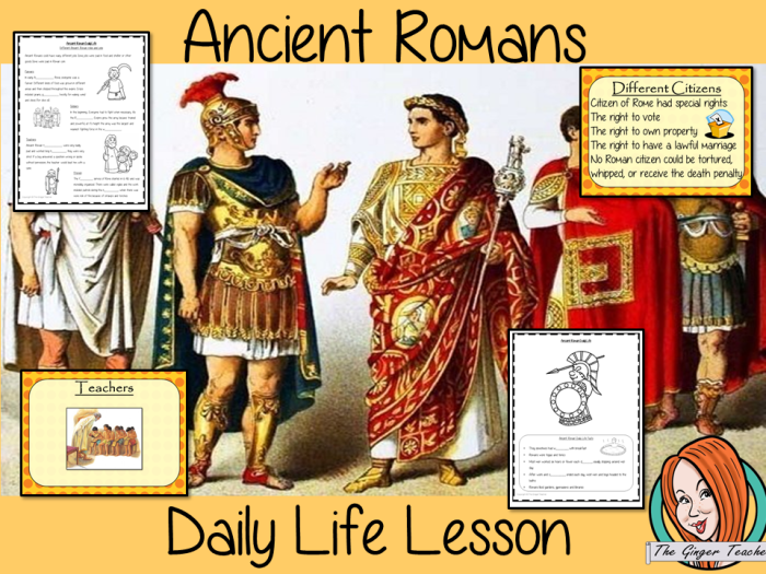 Ancient rome daily life