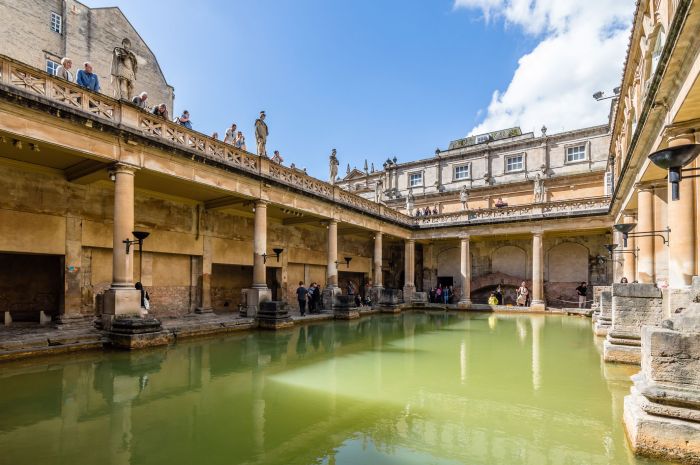 Roman baths in rome