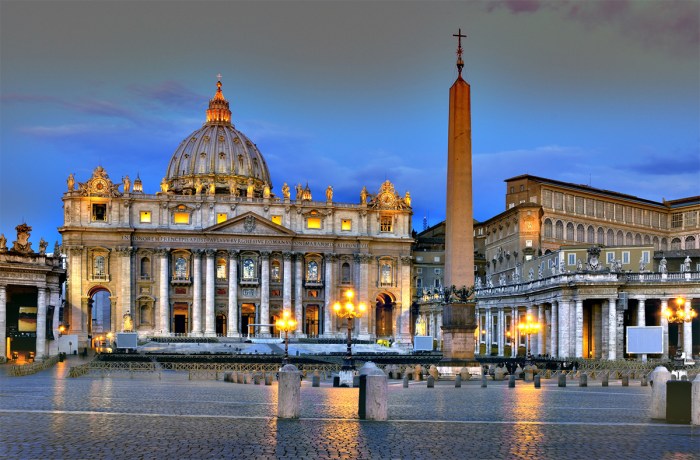 Famous square in rome