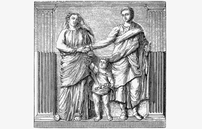 Family roman ancient rome romans clipart