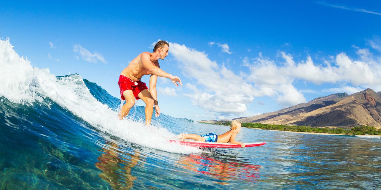 Family surf vacations