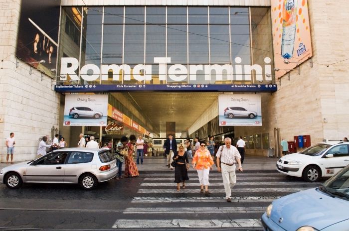 Rome central train station