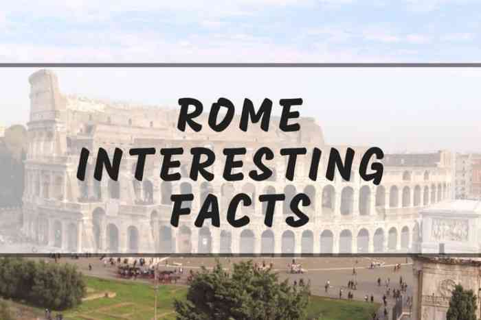 Rome facts interesting karolinapatryk