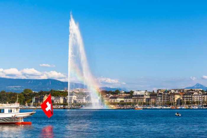 Geneva switzerland lake castle chillon swiss alps tour