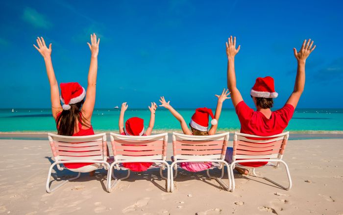 Vacation beaches christmas families turks caicos inclusive resort