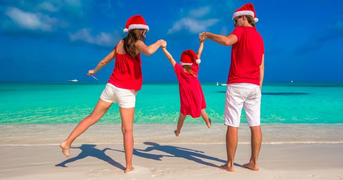 Best christmas beach vacations for families